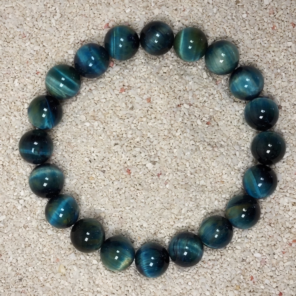 SG LOCAL - AURA HAVEN Sapphire Blue Tiger Eye Bracelet