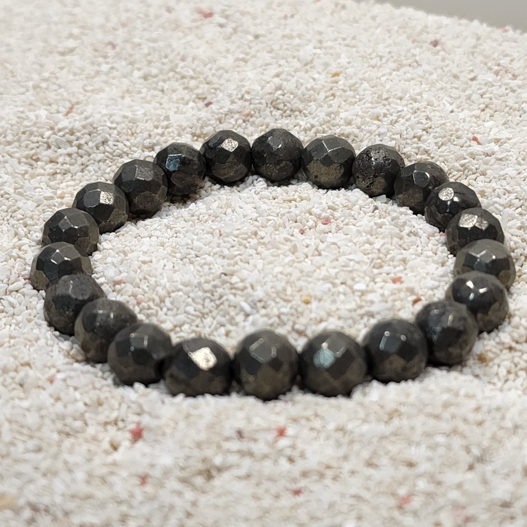 SG LOCAL - AURA HAVEN Faceted Pyrite Bracelet