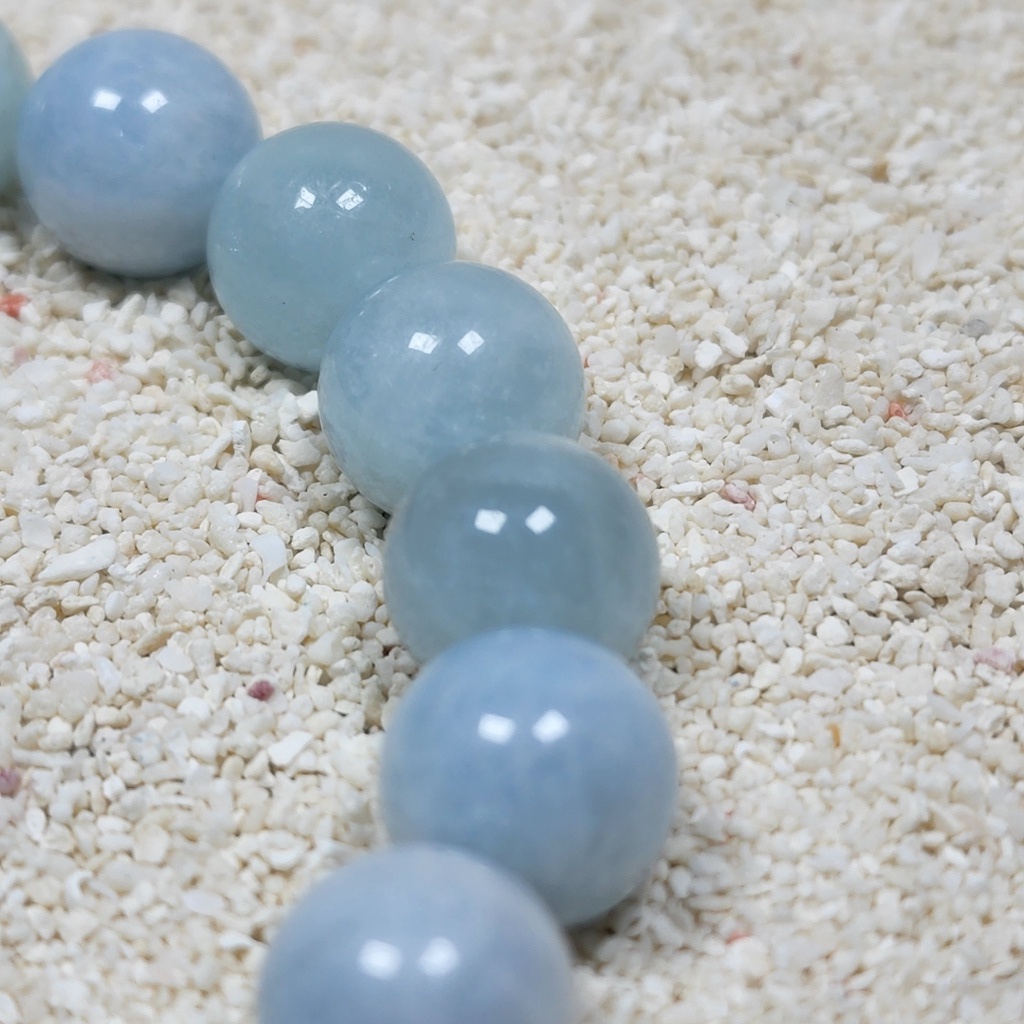 SG LOCAL - AURA HAVEN Premium Natural Aquamarine Bracelet