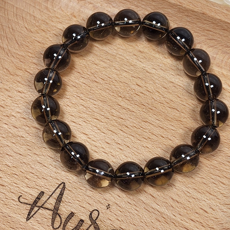 SG LOCAL - AURA HAVEN Premium Grade Smoky Quartz Bracelet