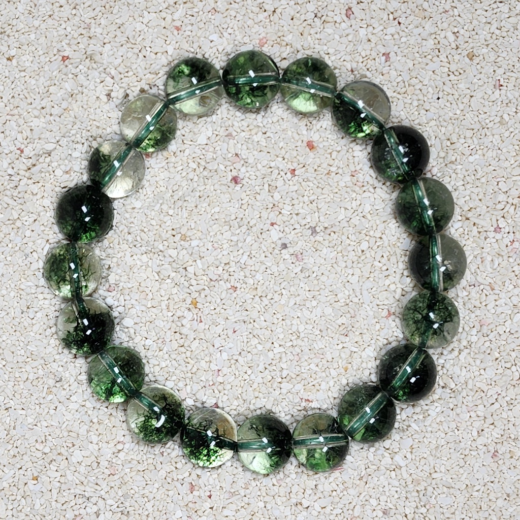 SG LOCAL - AURA HAVEN Green Phantom Quartz Bracelet