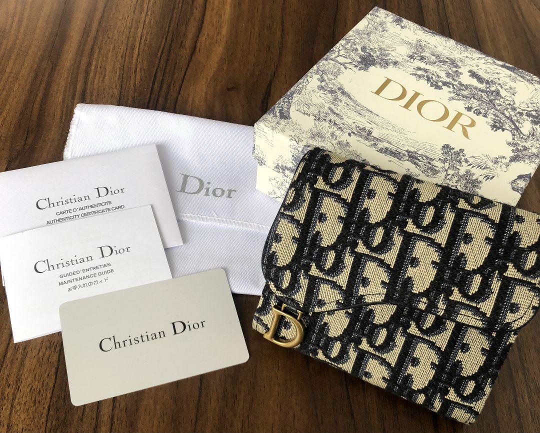 メーカー再生品】 Dior SADDLE 三つ折り ロータスウォレット オブリーク サドルロータス 財布 クリスチャンディオール 三つ折財布 極美品  - www.duplexconstrutora.com.br