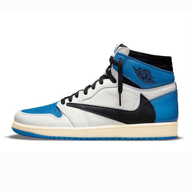 2021フラグメントxトラビススコットxナイキエアジョーダン1ハイOGSP「ミリタリーブルー」TRAVIS SCOTT × FRAGMENT × NIKE AIR JORDAN 1 HIGH "MILITARY BLUE''