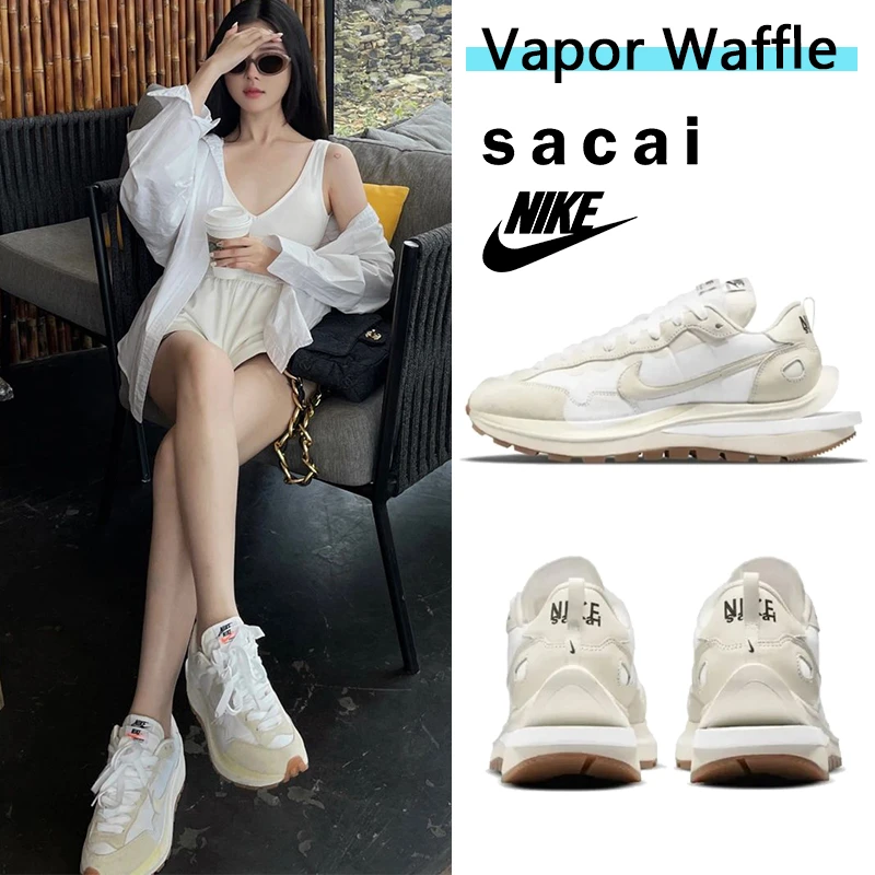 sacai x ナイキ VaporWaffle''Sail''