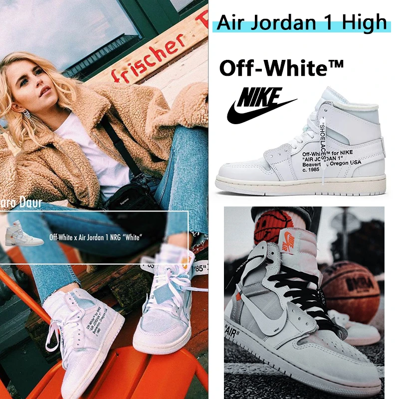 エアジョーダン AIR JORDAN エア オフホワイト ハイ ホワイト エアジョーダン 'WHITE' スニーカー メンズ 【 AIR OFFWHITE X 1 RETRO HIGH OG 2018 WHITE 】