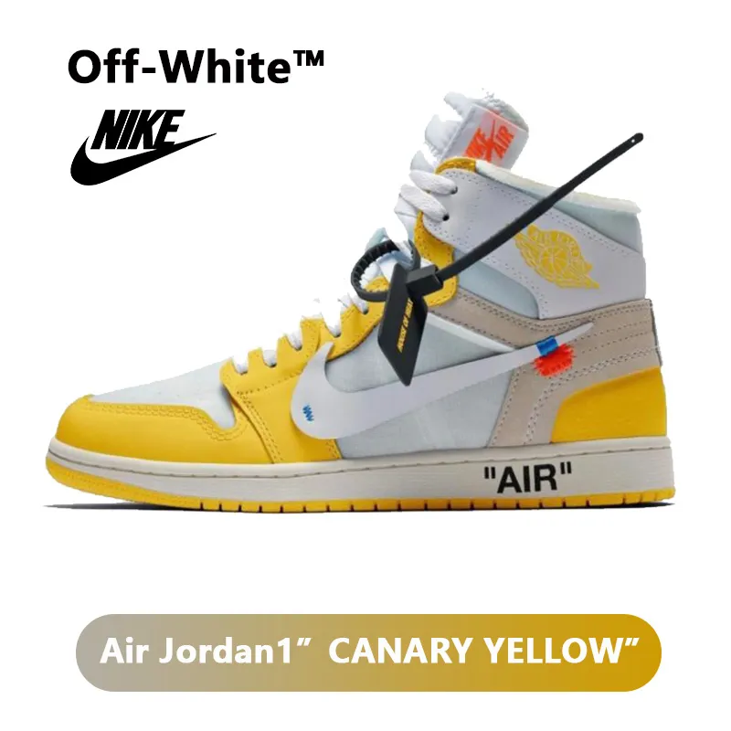Off-White™ x Air Jordan 1 "Canary Yellow"