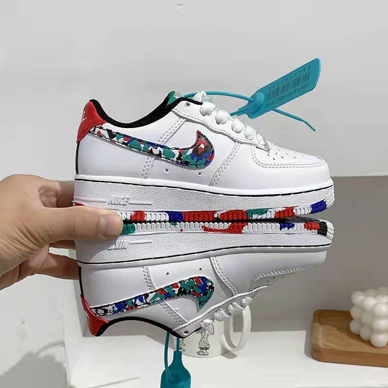 ナイキ エア フォース ワン ロー PS 'Melted Crayon'