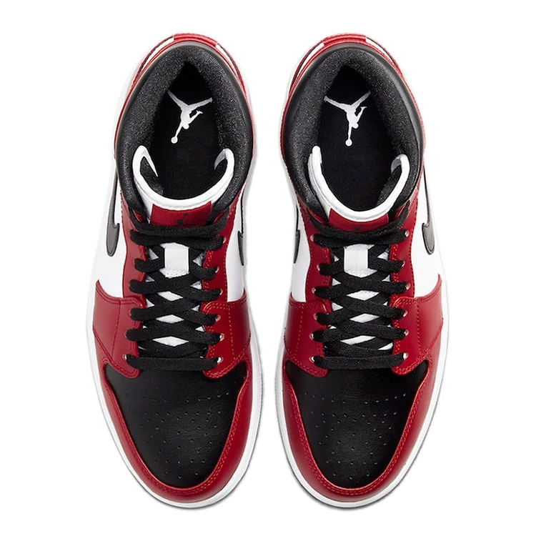NIKE ナイキ AIR JORDAN 1 MID 'CHICAGO BLACK TOE' エア ジョーダン ワン ミッド "シカゴ ブラック トゥ" メンズ スニーカー BLACK/GYM RED-WHITE ブラック/ジムレッド-ホワイト 554724-069【限定モデル】