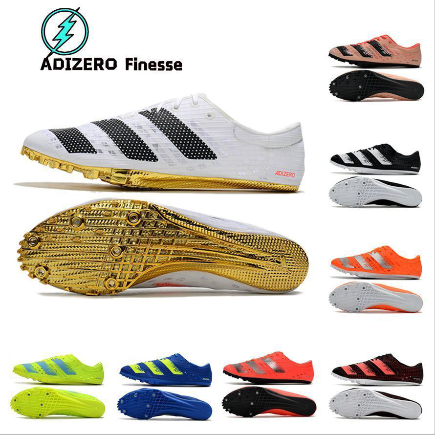 Adidas Adizero Finesse Spikes  アウトドア トラック競技 スポーツ 陸上 短距離スパイク  6スパイク