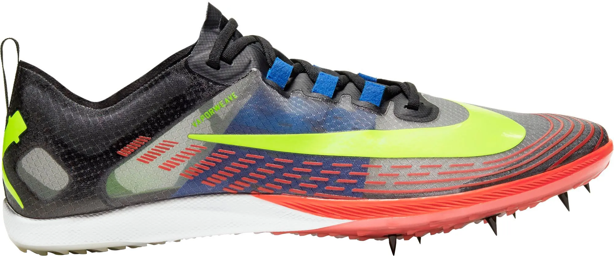 ナイキ NIKE ズーム ビクトリー ワッフル  Zoom Victory Waffle 5 アウトドア トラック競技 スポーツ 陸上 (黒色 ブラック/Volt/Bright Crimson)6スパイク