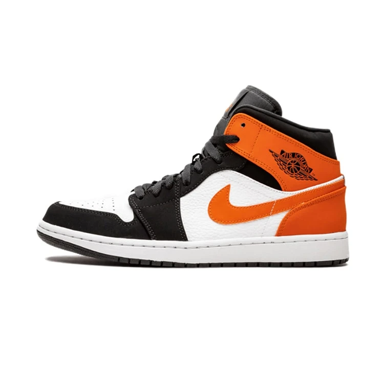 NIKE ナイキ AIR JORDAN 1 MID 'STARFISH BLACK' エア ジョーダン ワン ミッド "スターフィッシュ ブラック" メンズ レディース スニーカー BLACK/STARFISH-WHITE ブラック/スターフィッシュ-ホワイト