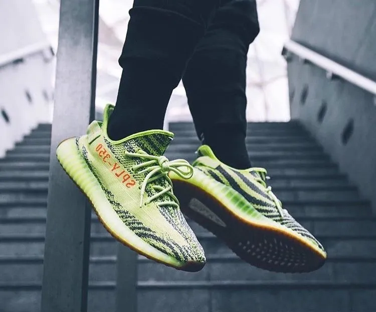 adidas Yeezy Boost 350 V2 Semi Frozen Yellow セミフローズン