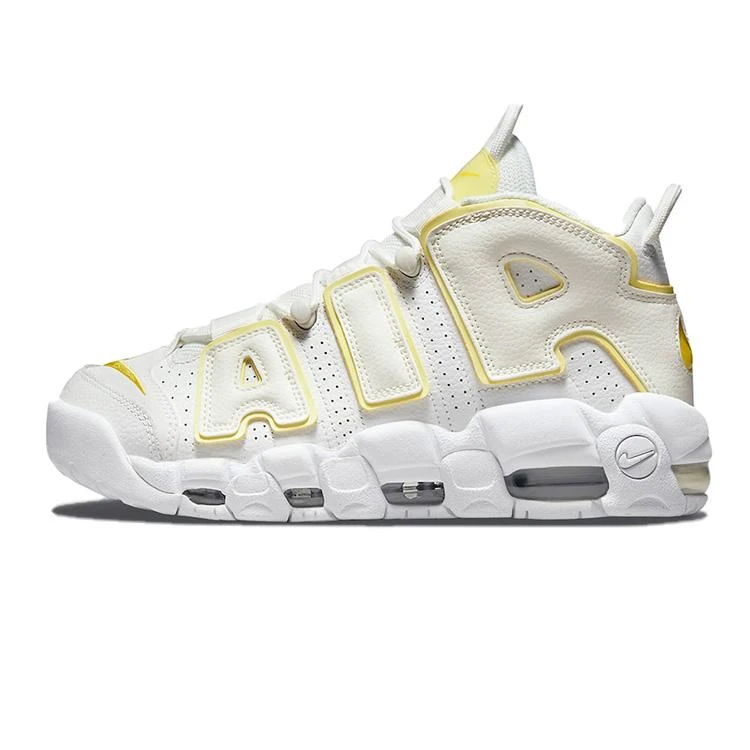 NIKE ナイキ WMNS AIR MORE UPTEMPO 'LIGHT CITRON' レディースサイズモデル エア モア アップテンポ "ライト シトロン" レディース メンズ スニーカー SUMMIT WHITE/OPTI YELLOW【海外展開 日本未入荷】