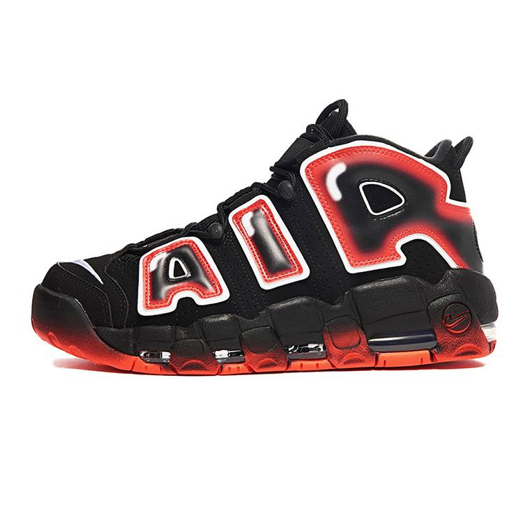 NIKE ナイキ AIR MORE UPTEMPO 'LASER CRIMSON' エア モア アップテンポ "レーサー クリムゾン" メンズ スニーカー BLACK/WHITE-LASER CRIMSON ブラック/ホワイト-レーサークリムゾン【海外展開 日本未入荷】