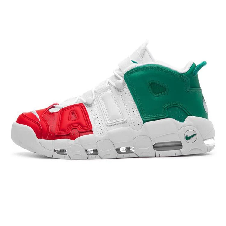 NIKE ナイキ AIR MORE UPTEMPO 96 'INTERNATIONAL' FRANCE QS エアモアアップテンポ96 "インターナショナル" フランス メンズ スニーカー UNIVERSITY RED/WHITE/LUCID GREEN ユニバーシティレッド/ホワイト/ルシードグリーン【海外限定 日本未入荷】