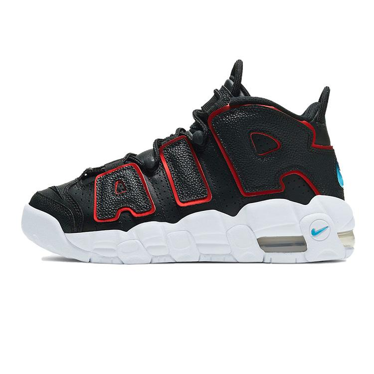 NIKE ナイキ AIR MORE UPTEMPO GS 'BRED' キッズサイズモデル エア モア アップテンポ "ブレッド" キッズ レディース スニーカー BLACK/WHITE/UNIVERSITY RED【海外展開 日本未入荷】