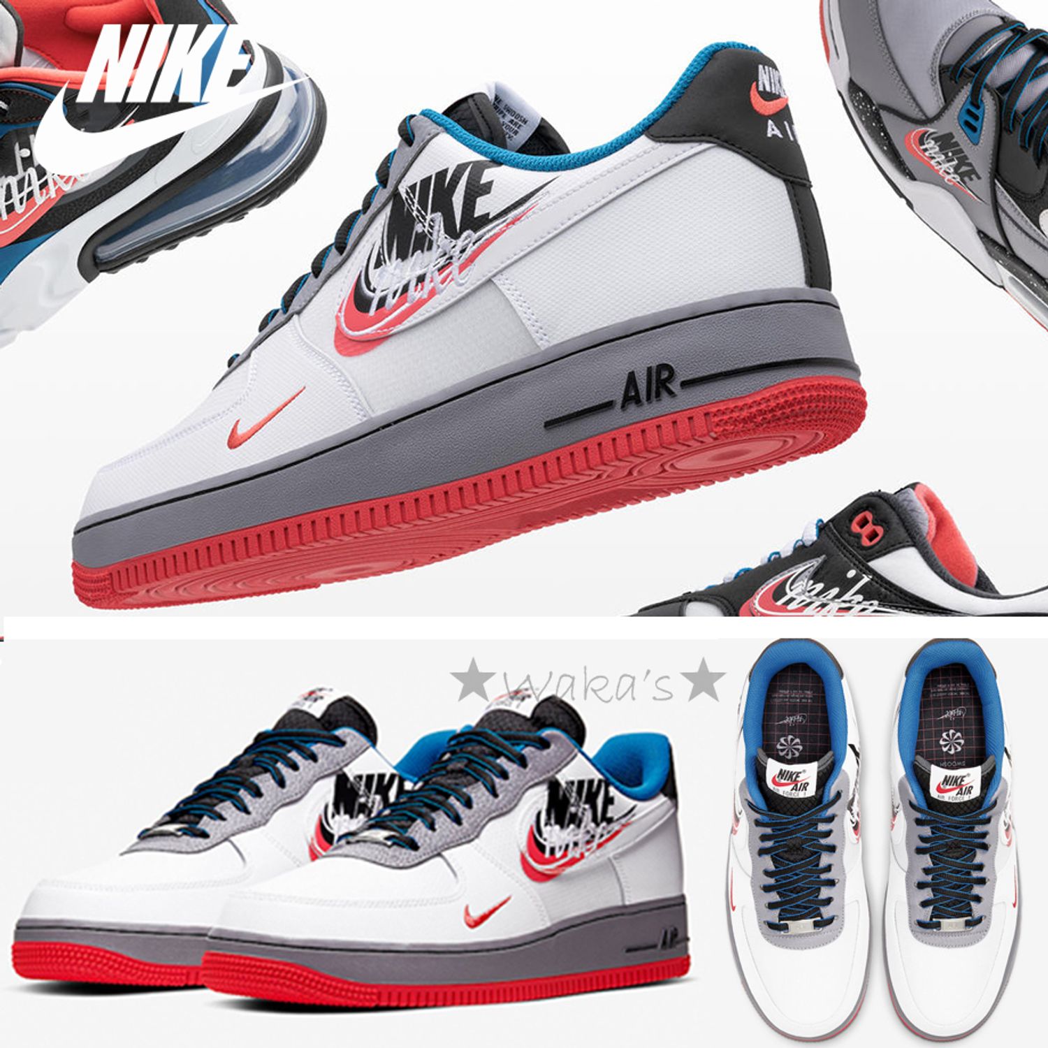 ナイキ エア フォース ワン ''Script Swoosh''