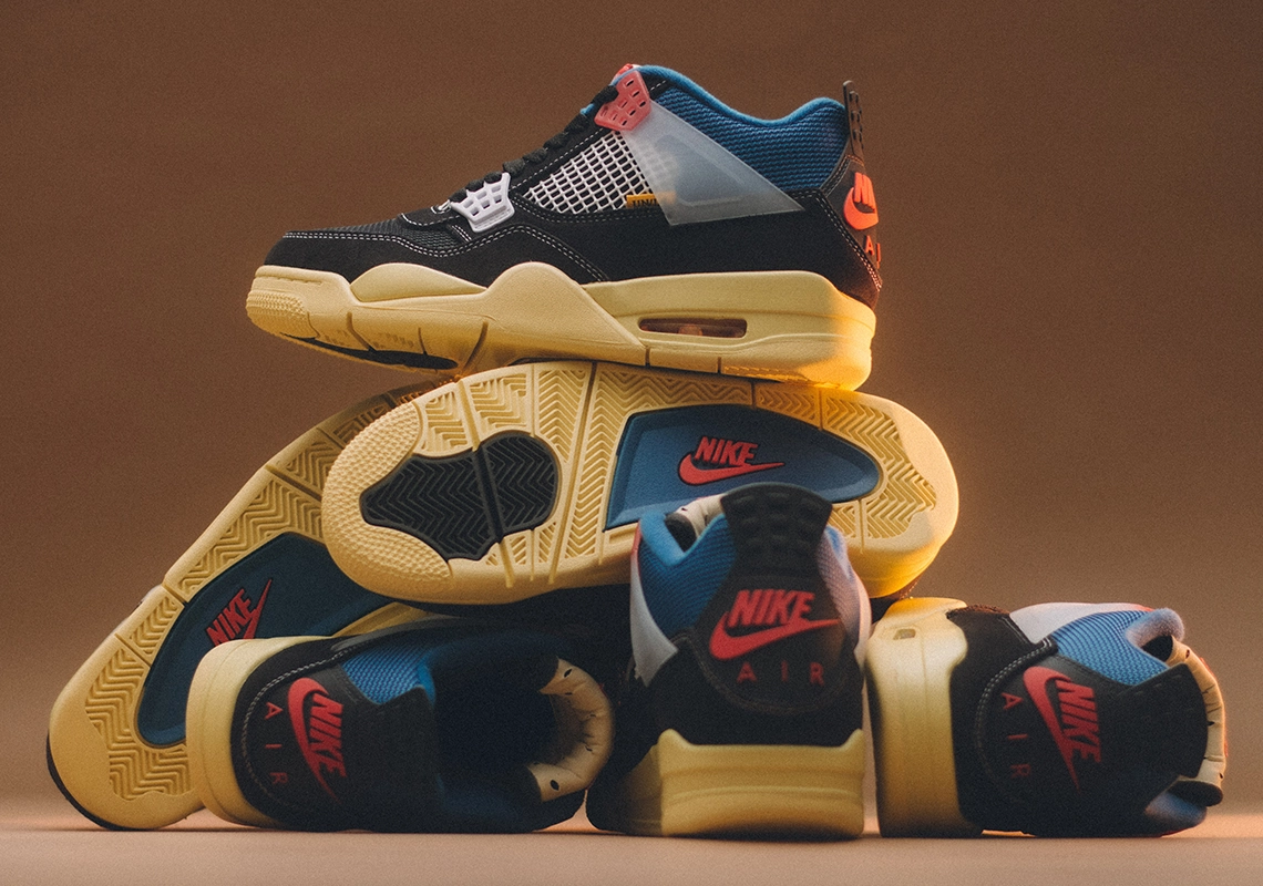 ナイキ Union La X Air Jordan 4 Retro 'OFF NOIR'