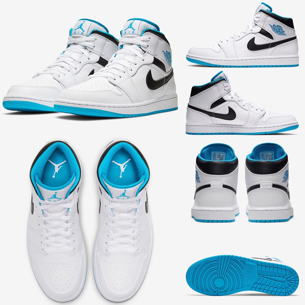 NIKE AIR JORDAN 1 MID LASER BLUE エア ジョーダン 1 ミッド レーサーブルー 554724-141