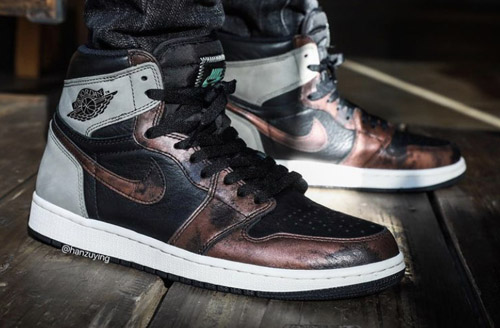 NIKE ナイキ AIR JORDAN 1 RETRO HIGH OG 'PATINA' エア ジョーダン ワン レトロ オージー メンズ レディース スニーカー BLACK/GREY-RUST【限定完売モデル】