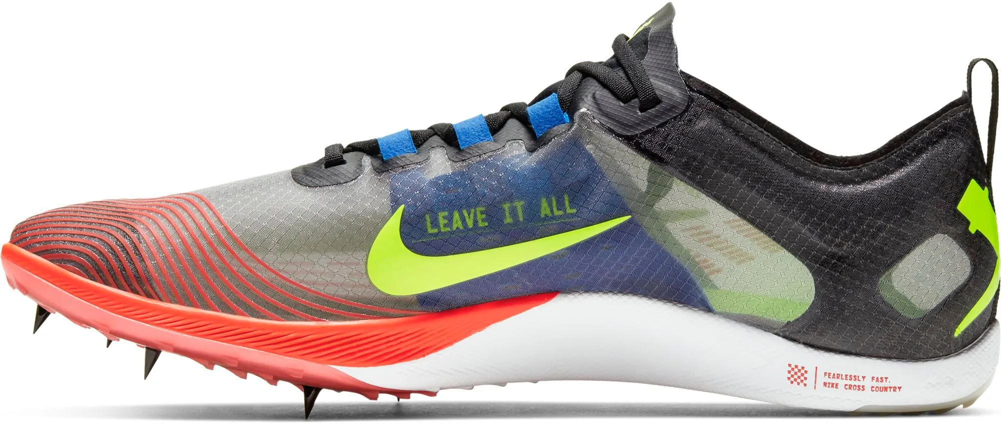 ナイキ NIKE ズーム ビクトリー ワッフル  Zoom Victory Waffle 5 アウトドア トラック競技 スポーツ 陸上 (黒色 ブラック/Volt/Bright Crimson)6スパイク