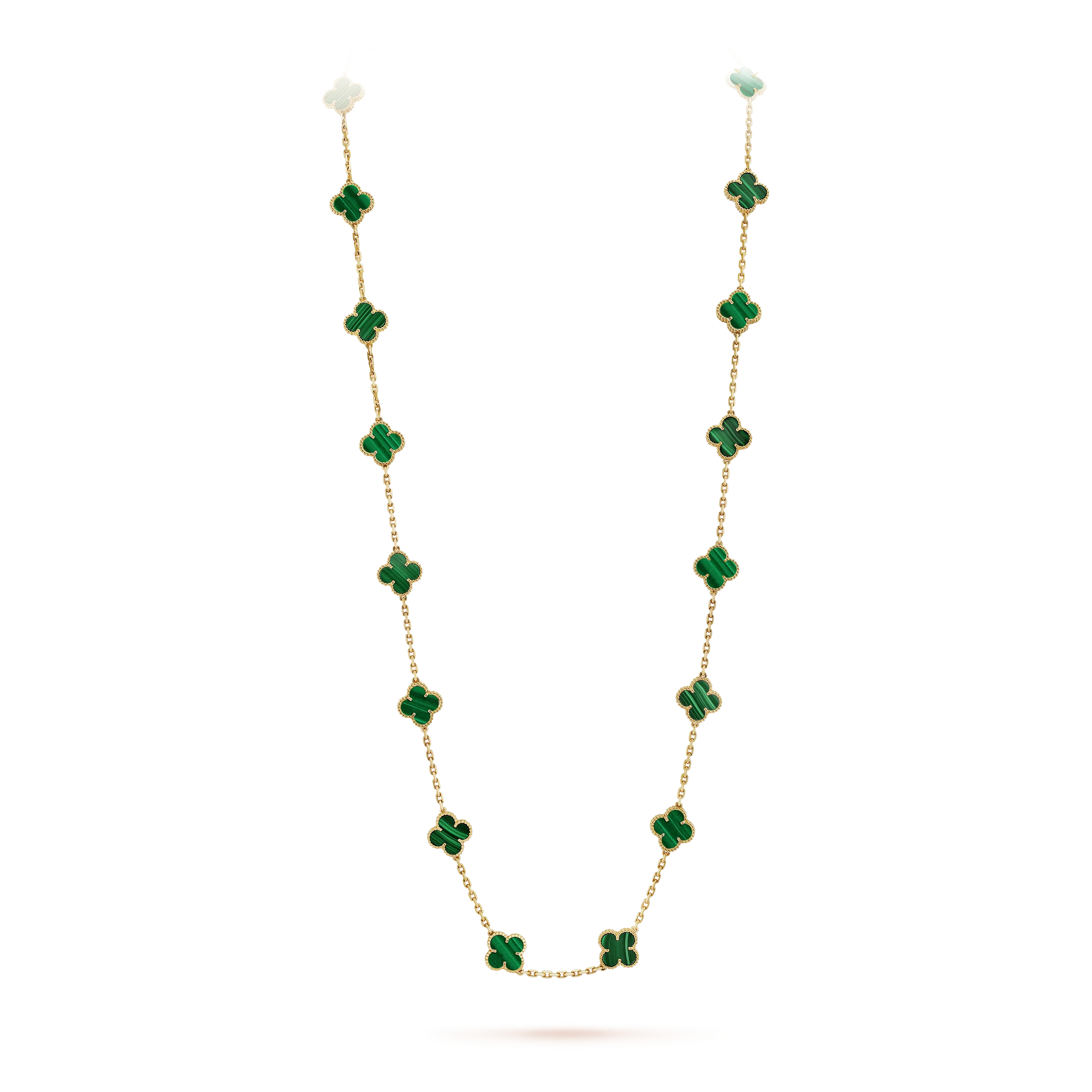 Vintage Alhambra long necklace, 20 motifs