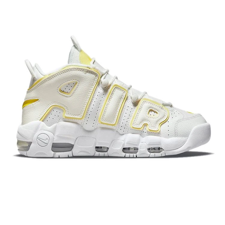 NIKE ナイキ WMNS AIR MORE UPTEMPO 'LIGHT CITRON' レディースサイズモデル エア モア アップテンポ "ライト シトロン" レディース メンズ スニーカー SUMMIT WHITE/OPTI YELLOW【海外展開 日本未入荷】