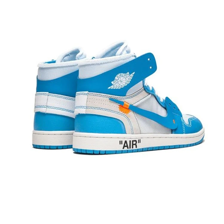 【入手困難】Off-White x Air Jordan 1 Retro High OG "UNC"OWジョイントノースカロライナブルー
