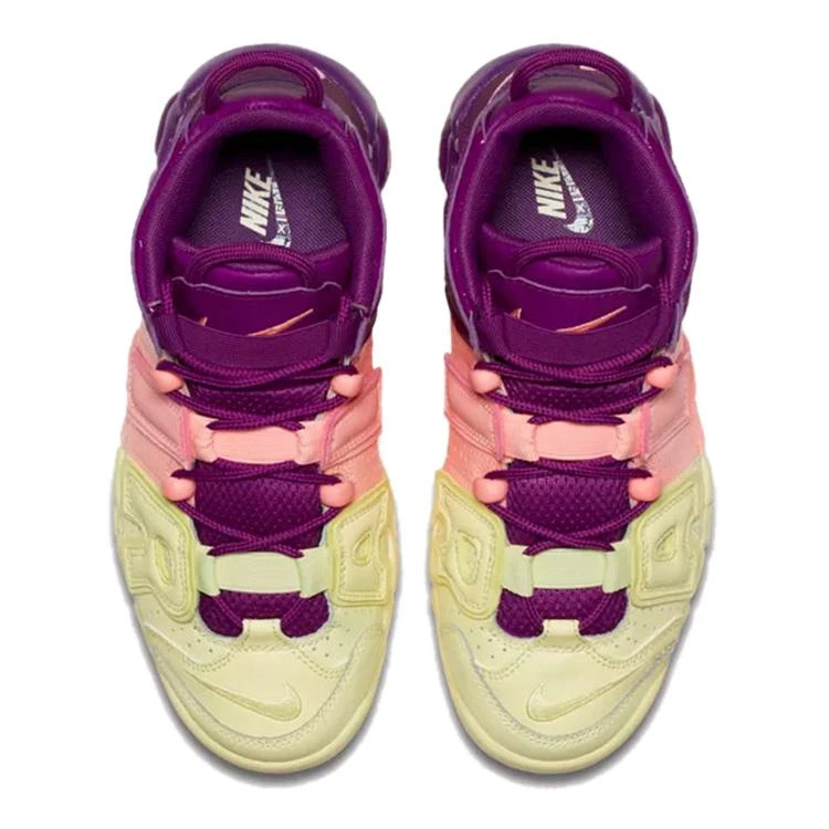 NIKE ナイキ AIR MORE UPTEMPO GS 'LUCKY CHARMS' エア モア アップテンポ ガールズ キッズサイズ スニーカー CITRON TINT/NIGHT PURPLE/BRIGHT GRAPE/PINK TINT シトロンティント/ナイトパープル/ブライトグレープ/ピンクティント【海外限定 日本未入荷】