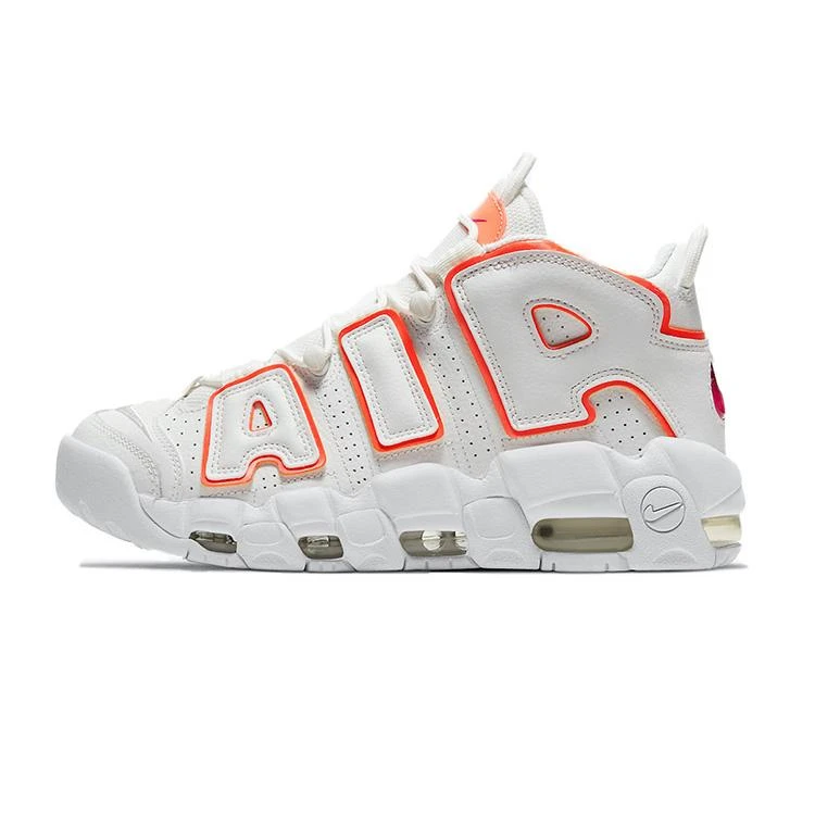 NIKE ナイキ WMNS AIR MORE UPTEMPO 'SUNSET' レディースサイズモデル エア モア アップテンポ "サンセット" レディース メンズ スニーカー WHITE/WHITE-ORANGE【海外展開 日本未入荷】