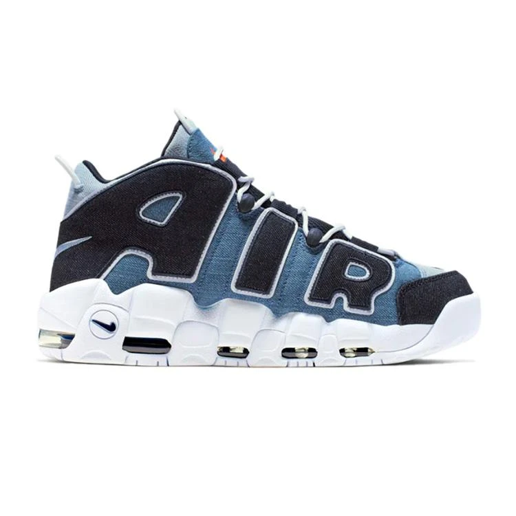 NIKE ナイキ AIR MORE UPTEMPO 96 'DENIM' エア モア アップテンポ "デニム" メンズ スニーカー WHITE/OBSIDIAN/TOTAL ORANGE ホワイト/オブシディアン/トータルオレンジ【限定モデル】