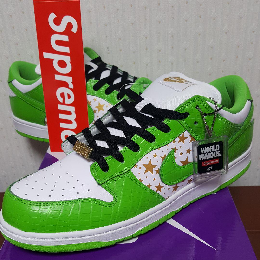 シュプリーム ナイキ スケートボーディング エスビー ダンク ロー “Mean Green”