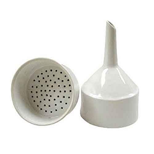 Porcelain Buchner Funnel 60mm, Filter Funnel Thick Stem for Laboratory