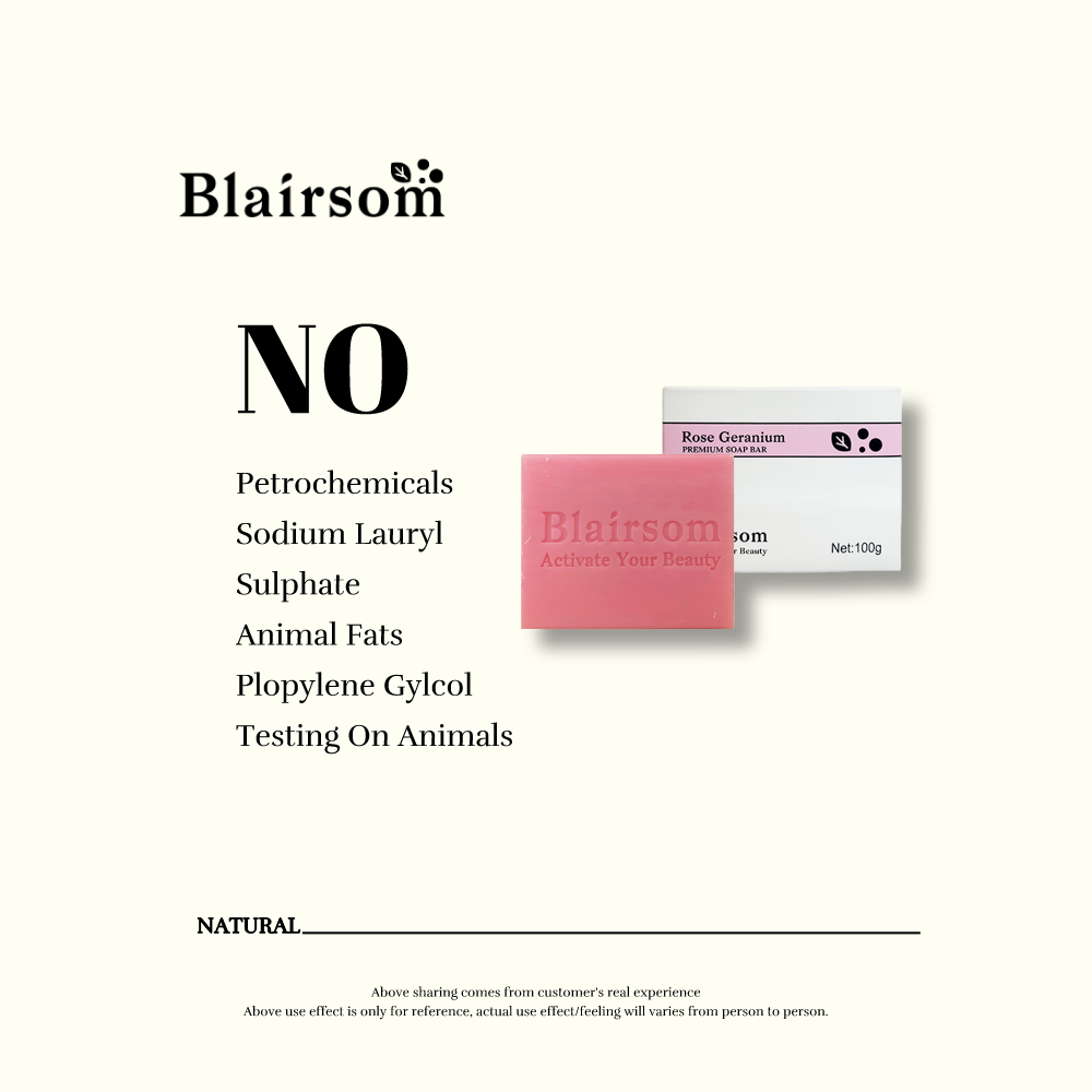 Blairsom Rose Geranium Premium Soap Bar