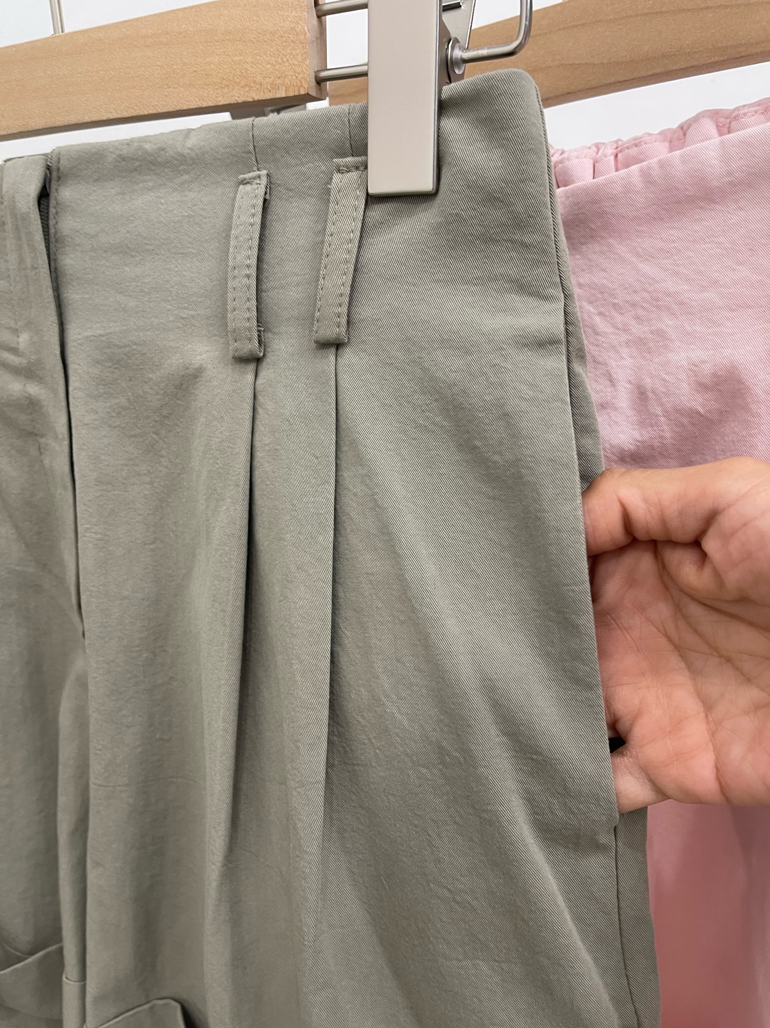 Lucca folded hem pocket shorts