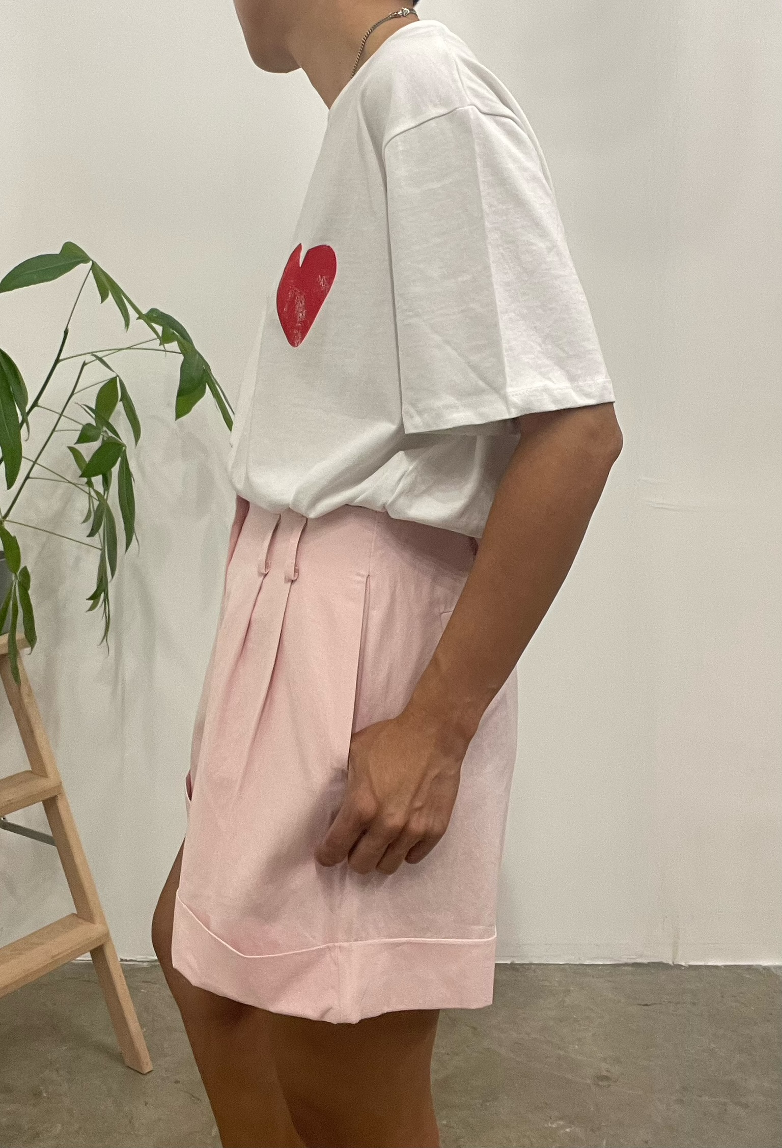 Lucca folded hem pocket shorts