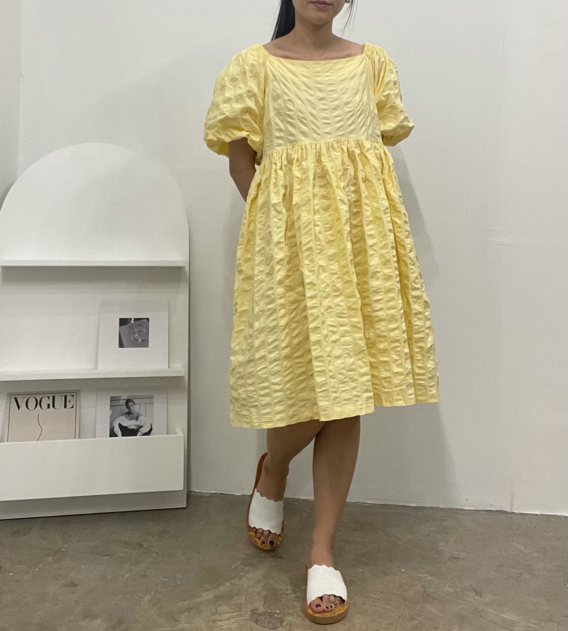 Bella two-ways textured dress