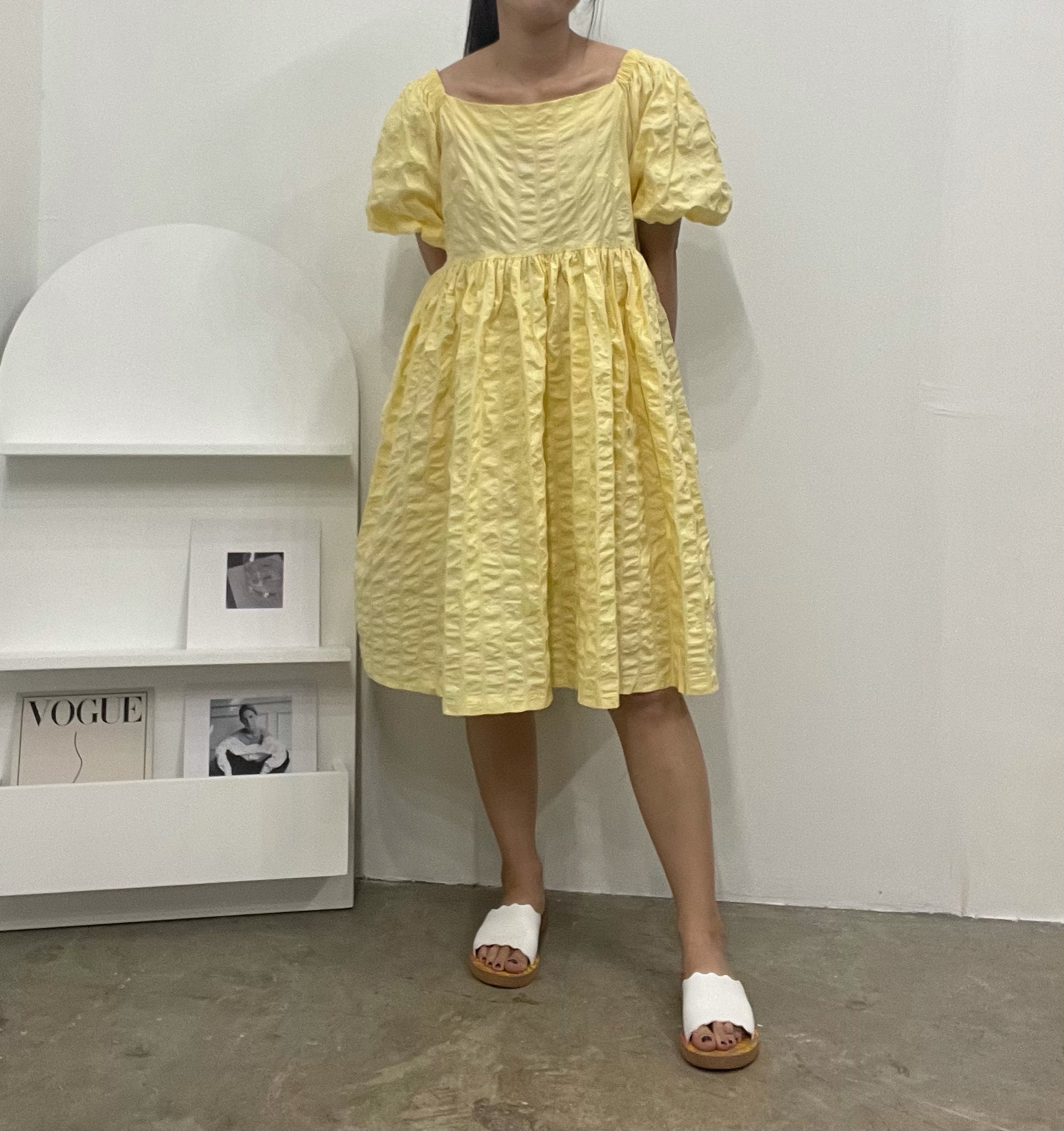 Bella two-ways textured dress