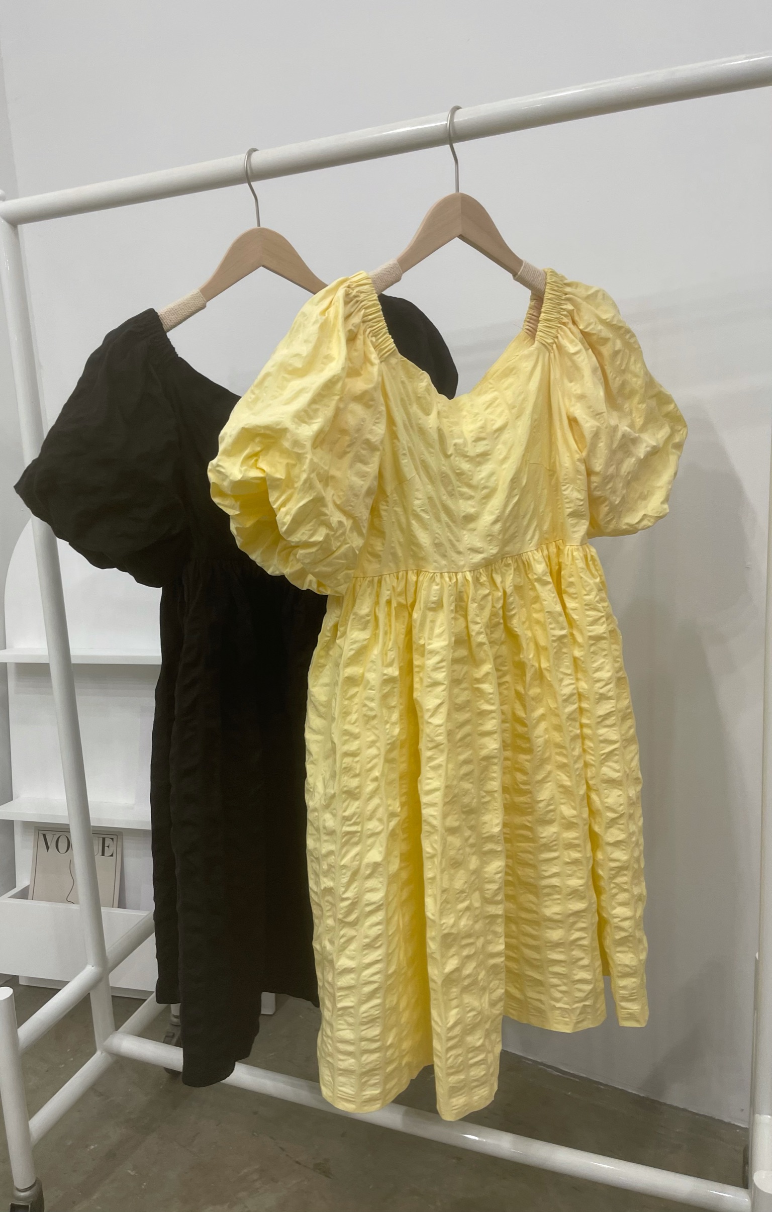 Bella two-ways textured dress