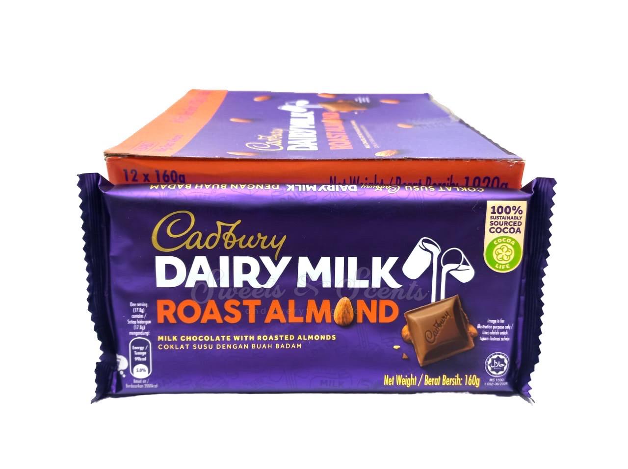 Cadbury Dairy Milk Almond Bar 160g