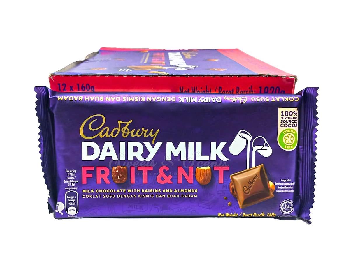 Cadbury Dairy Milk Fruit & Nuts Bar 160g