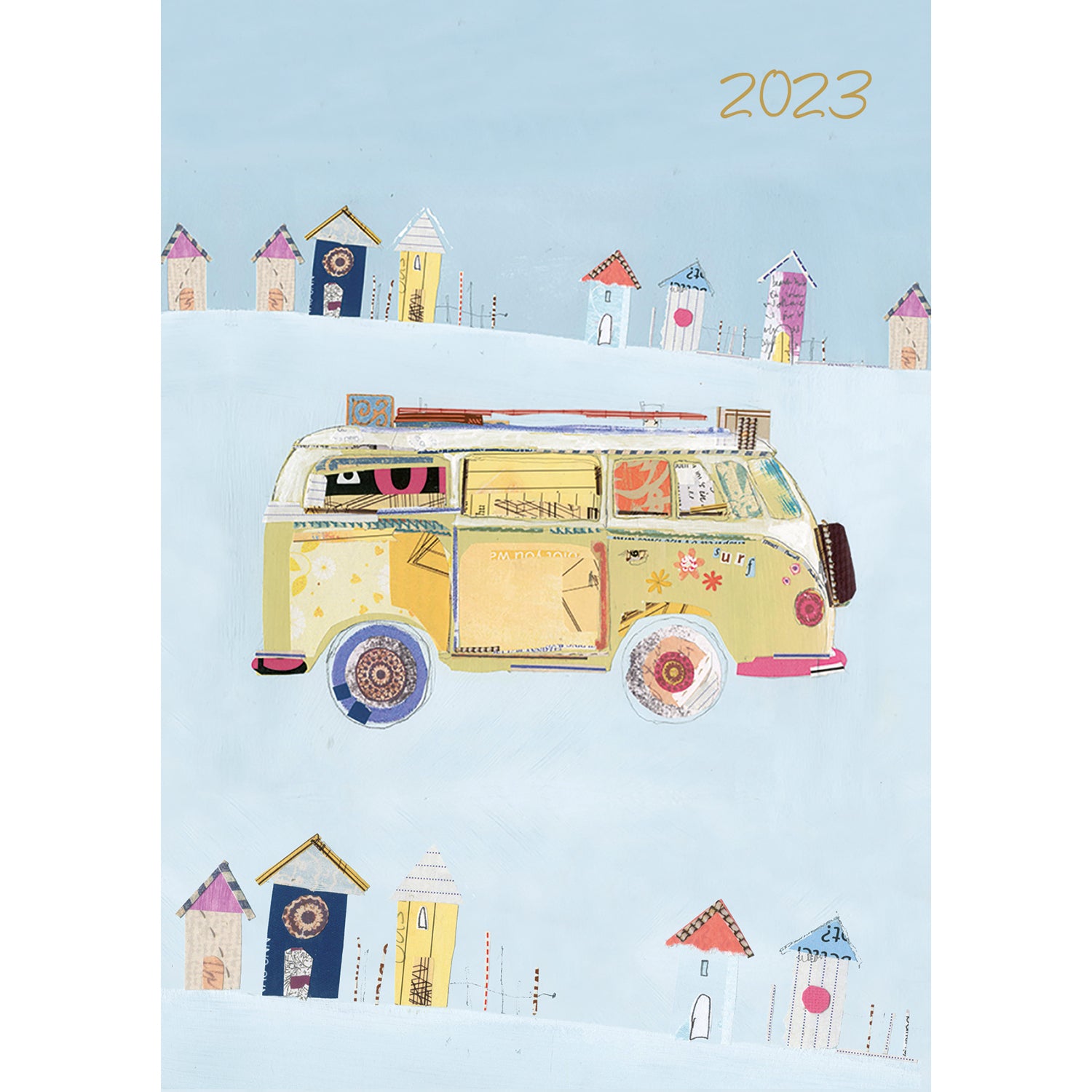 By The sea - 2023 Premium A6 Flexi Pocket Diary Planner Christmas New Year Gift - Zmart Australia
