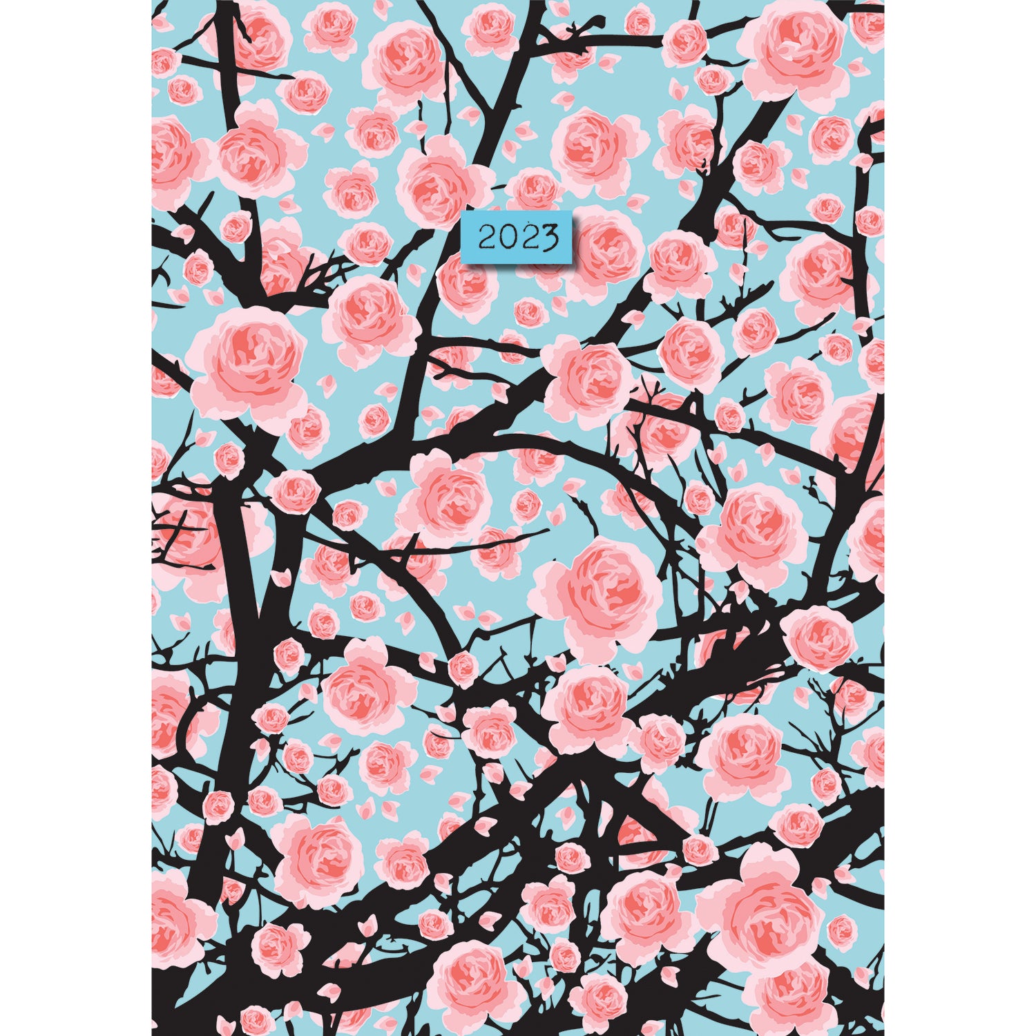 Spring Blossom - 2023 A5 Padded Cover Diary Premium Planner Book New Year Gift - Zmart Australia