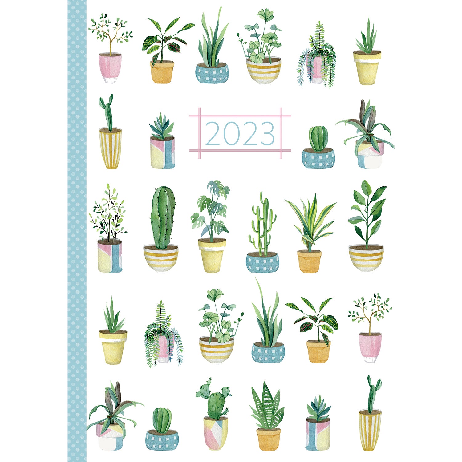 Urban Garden - 2023 A5 Padded Cover Diary Premium Planner Book New Year Gift - Zmart Australia