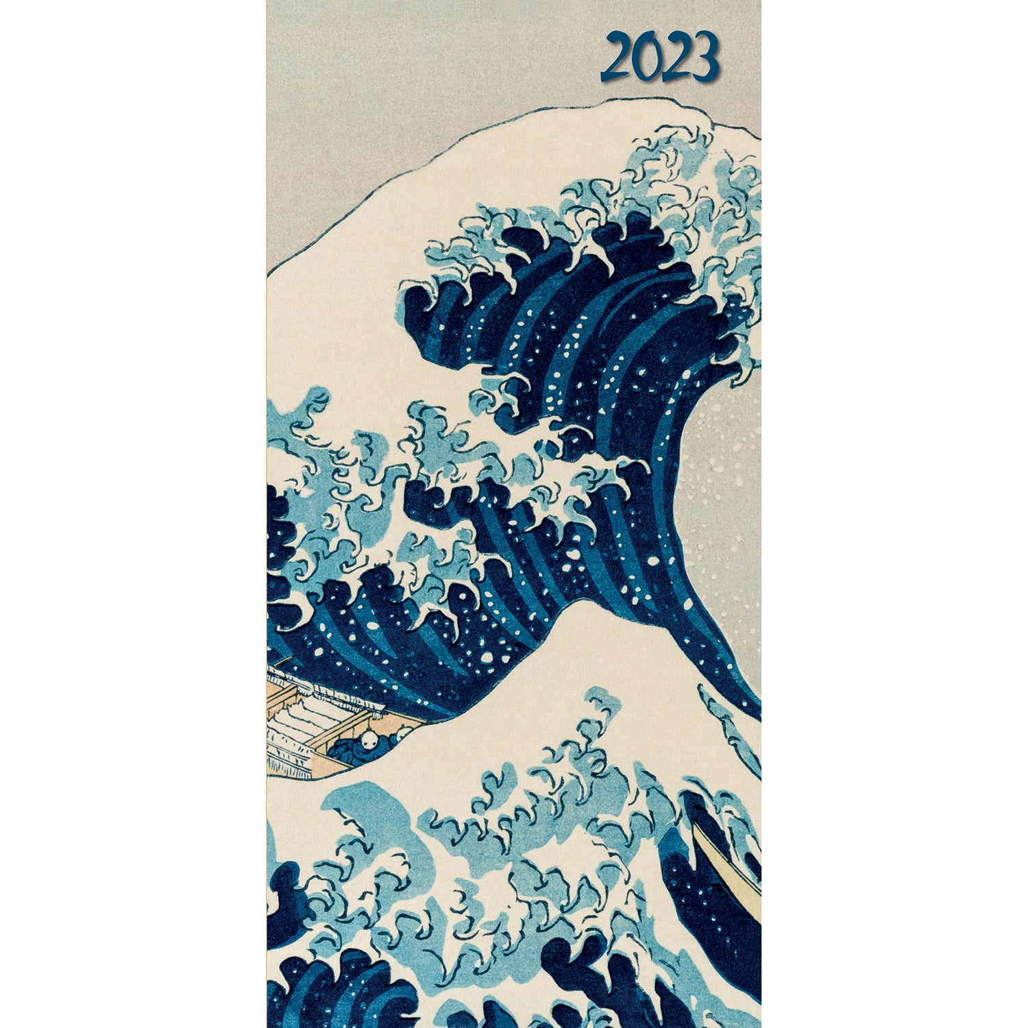 Hokusai - 2023 Flexi Pocket Diary Premium Planner Christmas Xmas New Year Gift - Zmart Australia