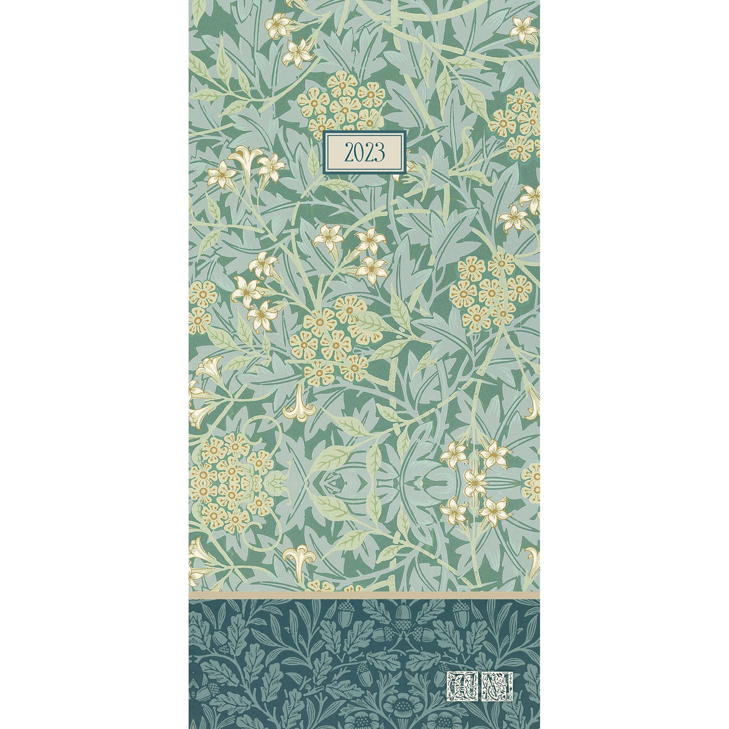 William Morris Jasmine 2023 Flexi Pocket Diary Premium Planner Christmas Newyear - Zmart Australia