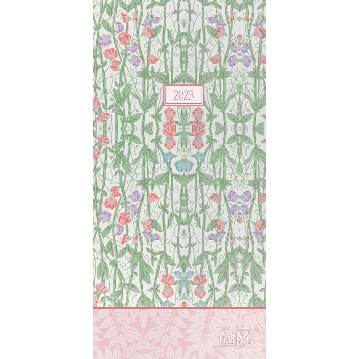 William Morris - Sweet Pea - 2023 Flexi Pocket Diary Premium Planner Christmas - Zmart Australia