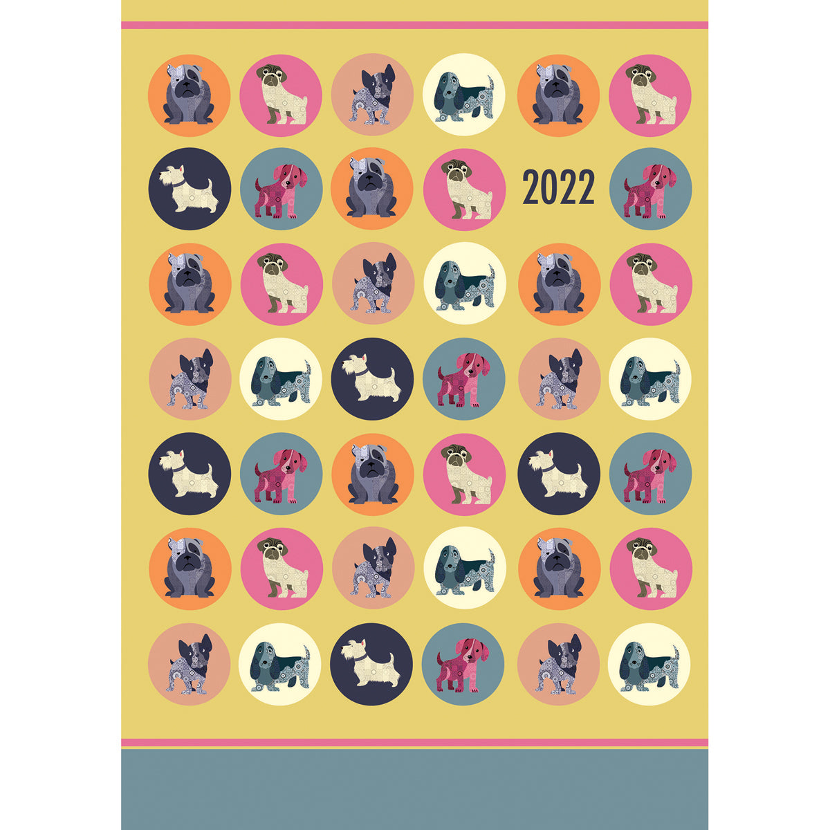 Dot the Dog - 2022 Premium A5 Padded Cover Diary Planner Christmas New Year Gift - Zmart Australia
