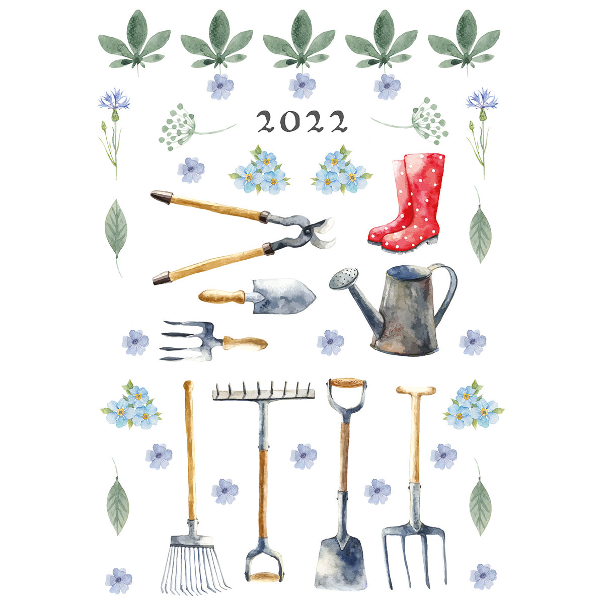 My Garden - 2022 Premium A6 Flexi Pocket Diary Planner Christmas New Year Gift - Zmart Australia
