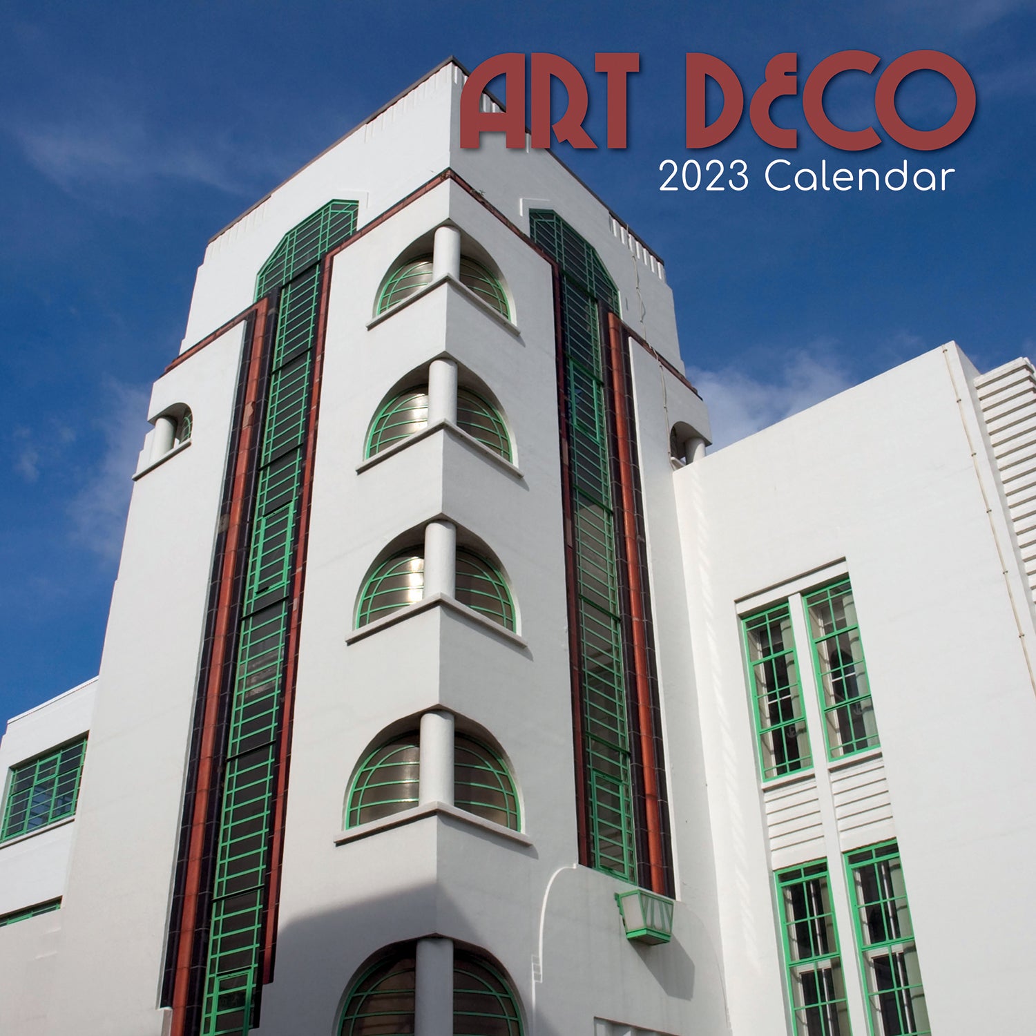 Art Deco 2023 Square Wall Calendar 16 Month Arts Planner Christmas New Year Gift - Zmart Australia